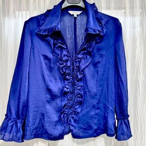 Brand Julio , size 6, color Blue , like New , 3/4 sleeve